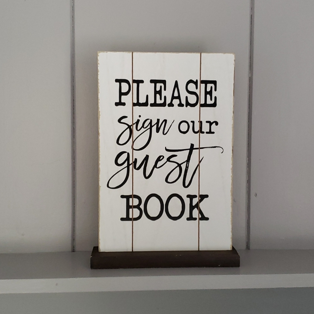 Guest Book Sign